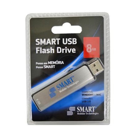 Pen Drive Smart FLHBBG08GBU0-JX 8GB - Prata