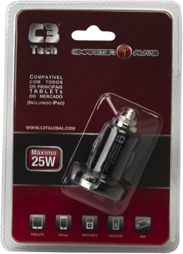 Carregador USB Para Multifunção UC-20 C3TECH - C3 Tech